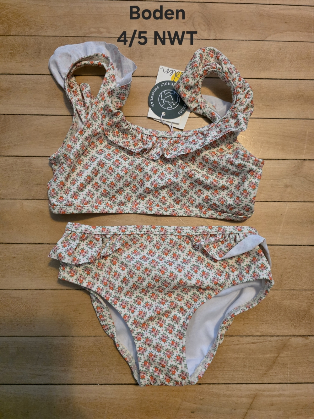 NEW Boden 2 Piece Swimsuit 4/5